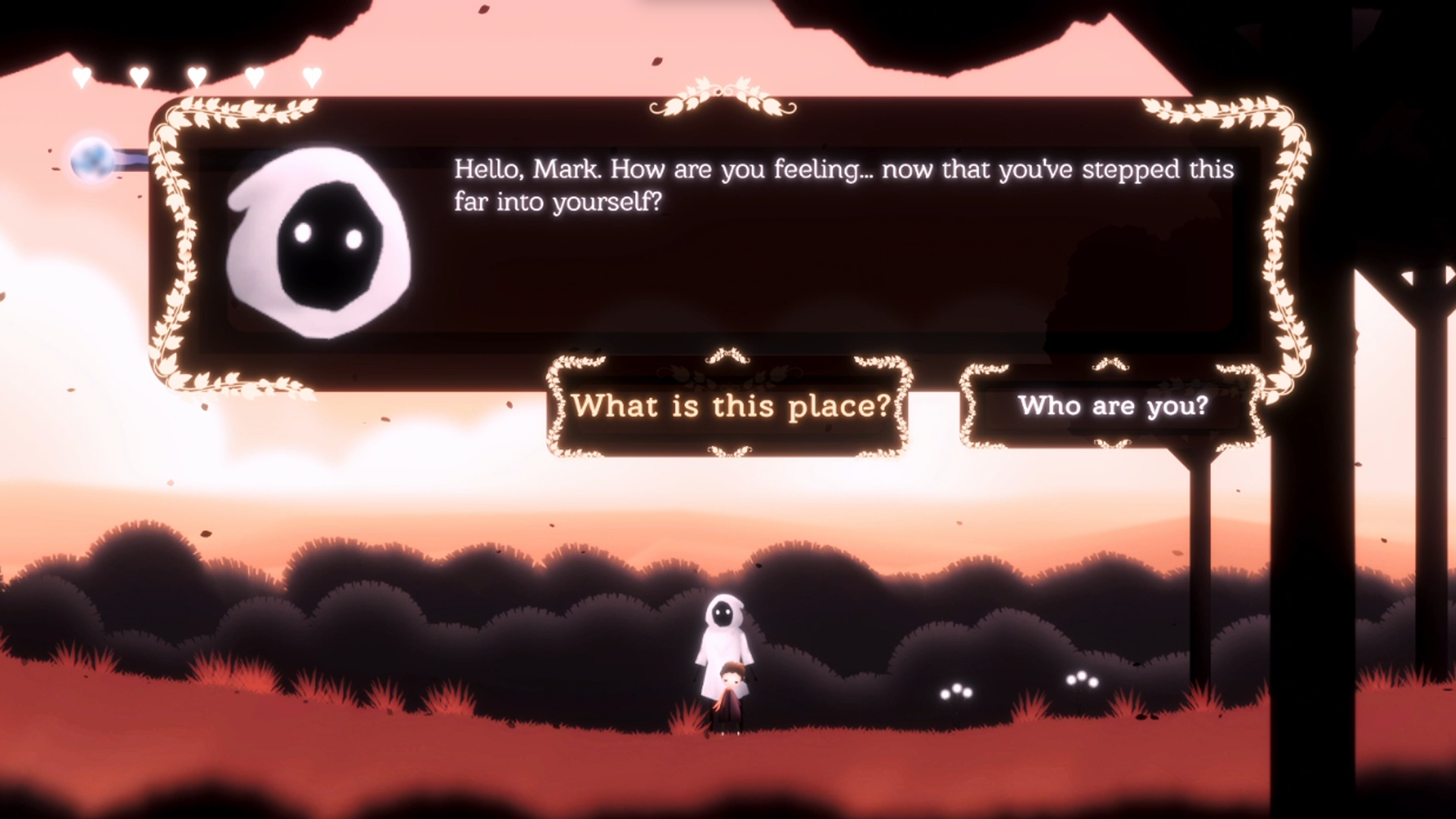 Dialogue scene in The Dying Mind